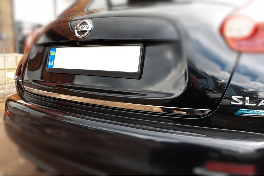 Nissan Juke 2010–2019 Kromlist till baklucka (rostfritt stål) OmsaLine – italienskt rostfritt stål Image