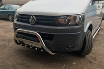 Volkswagen T5 2010–2015 Frontbåge WT003 (rostfritt stål) 51 mm, utan text foto 8