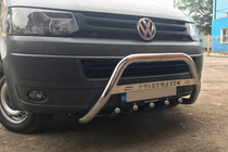 Volkswagen T5 2010–2015 Frontbåge WT003 (rostfritt stål) 51 mm, utan text foto 1