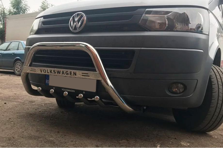 Volkswagen T5 2010–2015 Frontbåge WT003 (rostfritt stål) 60 mm, med text Foto 6