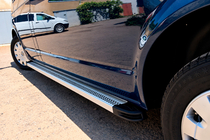 Volkswagen T5 2010–2015 Sidosteg Maya V2 (2 st, aluminium) Kort hjulbas foto 3