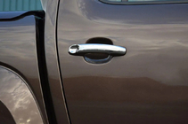 Volkswagen Amarok 2010–2022 Dörrhandtagskåpor (4 st, rostfritt stål) foto 3