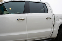 Volkswagen Amarok 2010–2022 Dörrhandtagskåpor (4 st, rostfritt stål) foto 1
