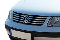 Volkswagen Passat B5 1997–2005 Grillister (rostfritt stål) 2001-2005, OmsaLine - italienskt rostfritt stål foto 1