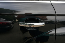 Volkswagen Touareg 2002–2010 Dörrhandtagskåpor (4 st, rostfritt stål) Utan chip, OmsaLine - italienskt rostfritt stål foto 5