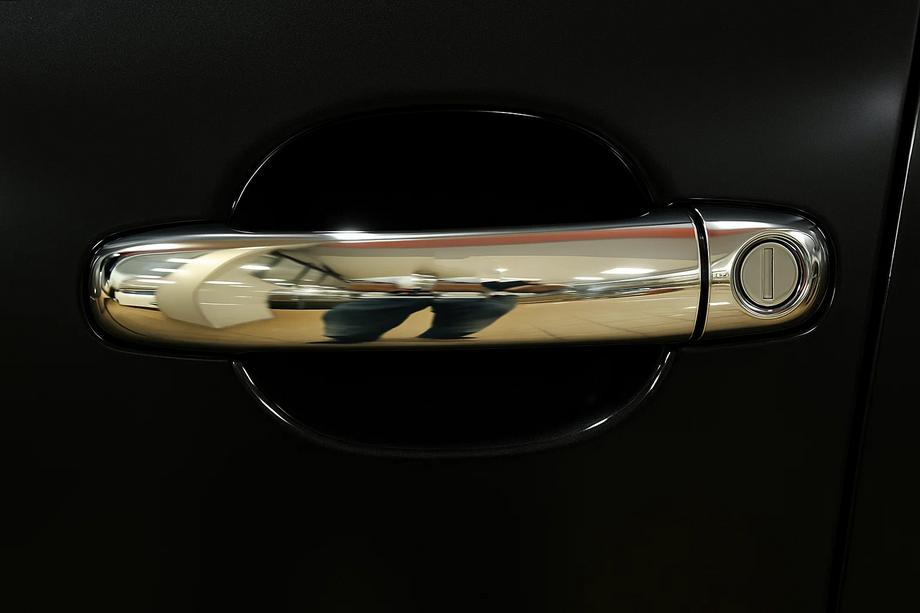 Volkswagen Touareg 2002–2010 Dörrhandtagskåpor (4 st, rostfritt stål) Utan chip, OmsaLine - italienskt rostfritt stål Image