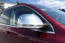 Volkswagen Touareg 2002–2010 Spegelkåpor 2007-2010 (2 st, rostfritt stål) Carmos - turkiskt stål foto 1