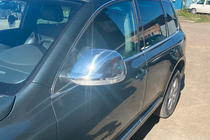Volkswagen Touareg 2002–2010 Spegelkåpor 2007-2010 (2 st, rostfritt stål) Carmos - turkiskt stål foto 5