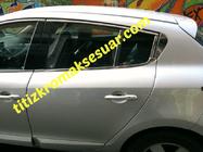 Renault Megane III 2009–2016 Övre fönsterlister (HB, 6 st, rostfritt stål) foto 4