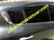 Renault Megane III 2009–2016 Övre fönsterlister (HB, 6 st, rostfritt stål) foto 5
