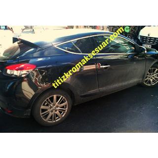 Övre fönsterlister (HB, 6 st, rostfritt stål) Renault Megane III 2009–2016 foto 3