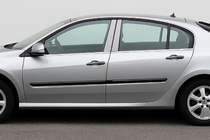 Renault Laguna 2007–2015 Dörrstolpslister (4 st, rostfritt stål) foto 1