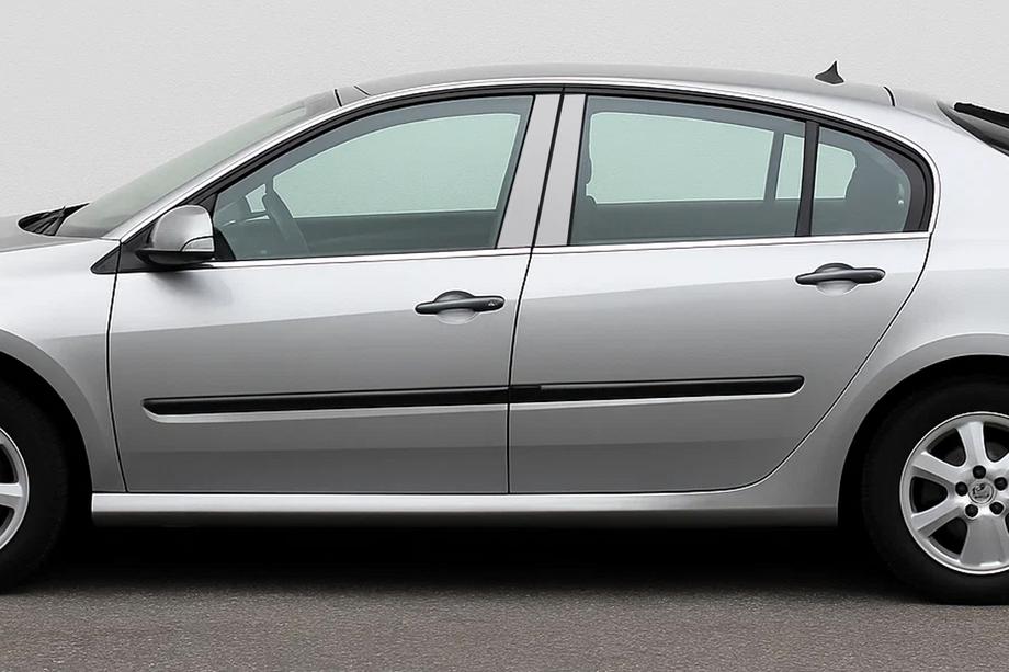 Renault Laguna 2007–2015 Dörrstolpslister (4 st, rostfritt stål) Image
