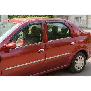 Dörrlister (4 st, rostfritt stål) Dacia Logan I 2008–2012 foto 4