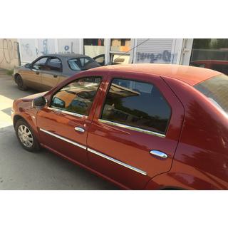 Dörrlister (4 st, rostfritt stål) Dacia Logan I 2008–2012 foto 3
