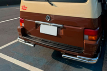 Volkswagen T4 Transporter 1990–2003 Bakre dubbla hörnskydd AK003-Double (2 st, rostfritt) foto 10