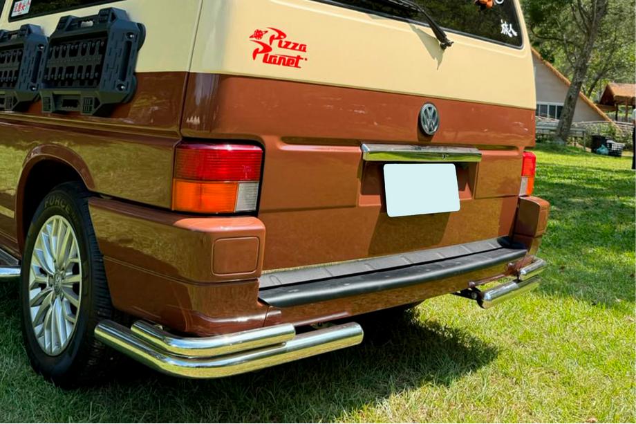 Volkswagen T4 Transporter 1990–2003 Bakre dubbla hörnskydd AK003-Double (2 st, rostfritt) Image