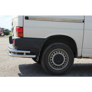 Bakre dubbla hörnskydd AK003-Double (2 st, rostfritt) Volkswagen T4 Caravelle/Multivan 1990–2003 foto 3