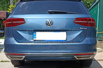 Volkswagen Passat B8 2015–2023 Avgasimitationer/avgastips SD/SW (2015-2018, 2 st, rostfritt) foto 8