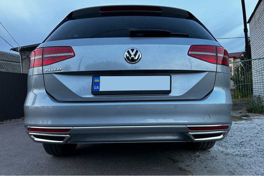 Volkswagen Passat B8 2015–2023 Avgasimitationer/avgastips SD/SW (2015-2018, 2 st, rostfritt) Foto 6