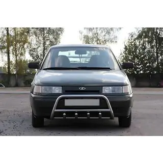 Frontbåge WT003 60 mm (rostfritt) VAZ 2110-21115 1995–2015 foto 1