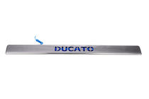 Fiat Ducato 2006–2025 LED-list ovanför registreringsskylten (rostfritt stål) foto 2