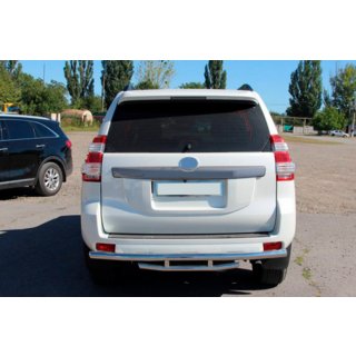 Bakre skyddsbåge AK002-2v1 (rostfritt stål) Toyota Land Cruiser Prado 150 2009–2023 foto 3
