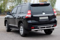 Toyota Land Cruiser Prado 150 2009–2023 Bakre skyddsbåge AK002-2v2 (rostfritt stål) foto 3