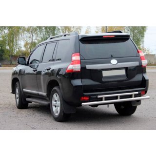 Bakre skyddsbåge AK002-2v2 (rostfritt stål) Toyota Land Cruiser Prado 150 2009–2023 foto 3