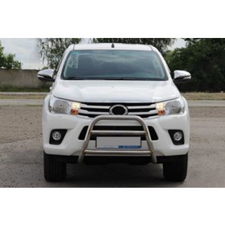 Främre frontbåge WT023 (rostfritt stål) Toyota Hilux 2015– foto 3