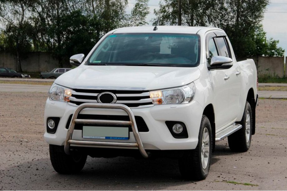 Toyota Hilux 2015– Främre frontbåge WT023 (rostfritt stål) Image