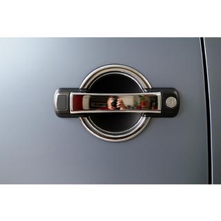 Dörrhandtagskåpor (4 st, rostfritt stål) Fiat Doblo I 2001–2005 foto 2