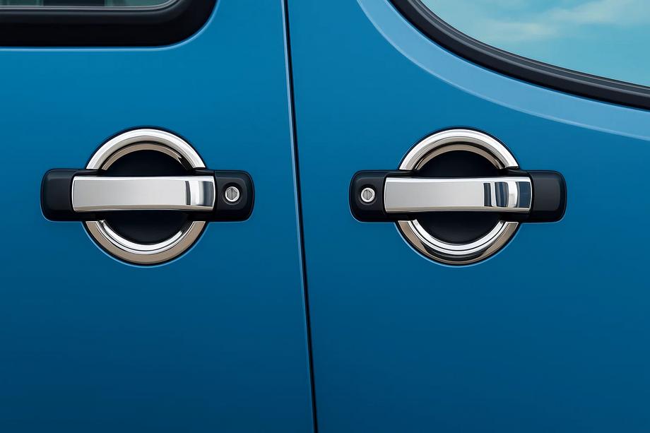 Fiat Doblo I 2001–2005 Dörrhandtagskåpor (4 st, rostfritt stål) Image