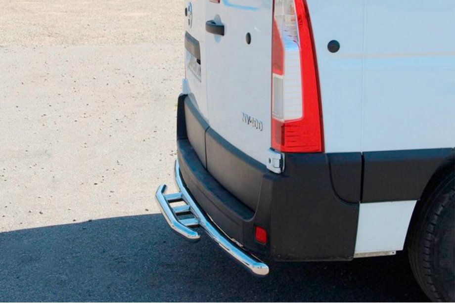 Renault Master 2011–2023 Bakre skyddsbåge AK011 (rostfri) Image