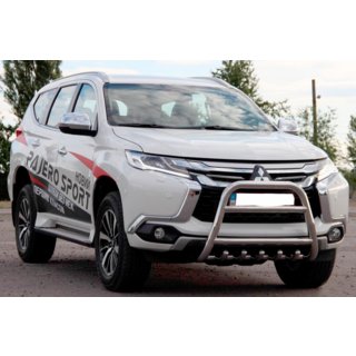 Frontbåge WT008 (rostfritt stål) Mitsubishi Pajero Sport 2015– foto 2
