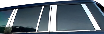 Range Rover III L322 2002–2012 Stolplister för dörrar (14 st, rostfritt) foto 3