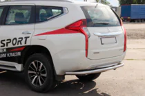 Mitsubishi Pajero Sport 2015– Bakre skyddsbåge AK005 (rostfritt stål) foto 1