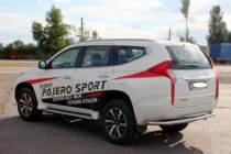 Mitsubishi Pajero Sport 2015– Bakre skyddsbåge AK005 (rostfritt stål) foto 5
