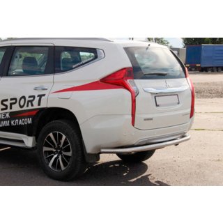 Bakre skyddsbåge AK005 (rostfritt stål) Mitsubishi Pajero Sport 2015– foto 1