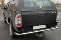 Ford Ranger 2007–2011 Bakre skyddsbåge AK005 (rostfritt stål) foto 1