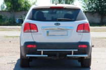 Kia Sorento II XM 2009–2014 Bakre skyddsbåge AK002-2 (rostfritt stål) foto 3