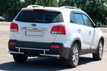 Kia Sorento II XM 2009–2014 Bakre skyddsbåge AK002-2 (rostfritt stål) foto 4