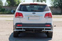 Kia Sorento II XM 2009–2014 Bakre skyddsbåge AK003-2 (rostfritt stål) foto 2