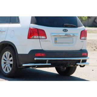 Bakre skyddsbåge AK003-2 (rostfritt stål) Kia Sorento II XM 2009–2014 foto 3
