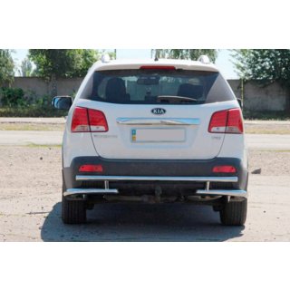 Bakre skyddsbåge AK003-2 (rostfritt stål) Kia Sorento II XM 2009–2014 foto 2