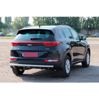 Bakre skyddsbåge AK002 (rostfritt stål) Kia Sportage 2015–2021 foto 2