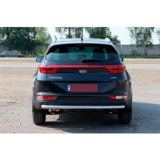 Bakre skyddsbåge AK002 (rostfritt stål) Kia Sportage 2015–2021 foto 3