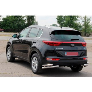 Bakre dubbla hörnskydd AK003-dubbel (rostfritt stål) Kia Sportage 2015–2021 foto 4