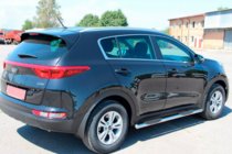 Kia Sportage 2015–2021 Sidorör BB002 (2 st, rostfritt) foto 2
