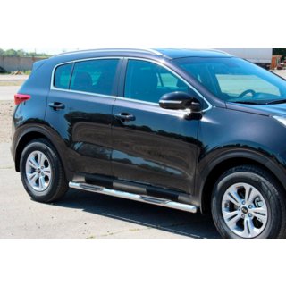 Sidorör BB002 (2 st, rostfritt) Kia Sportage 2015–2021 foto 1